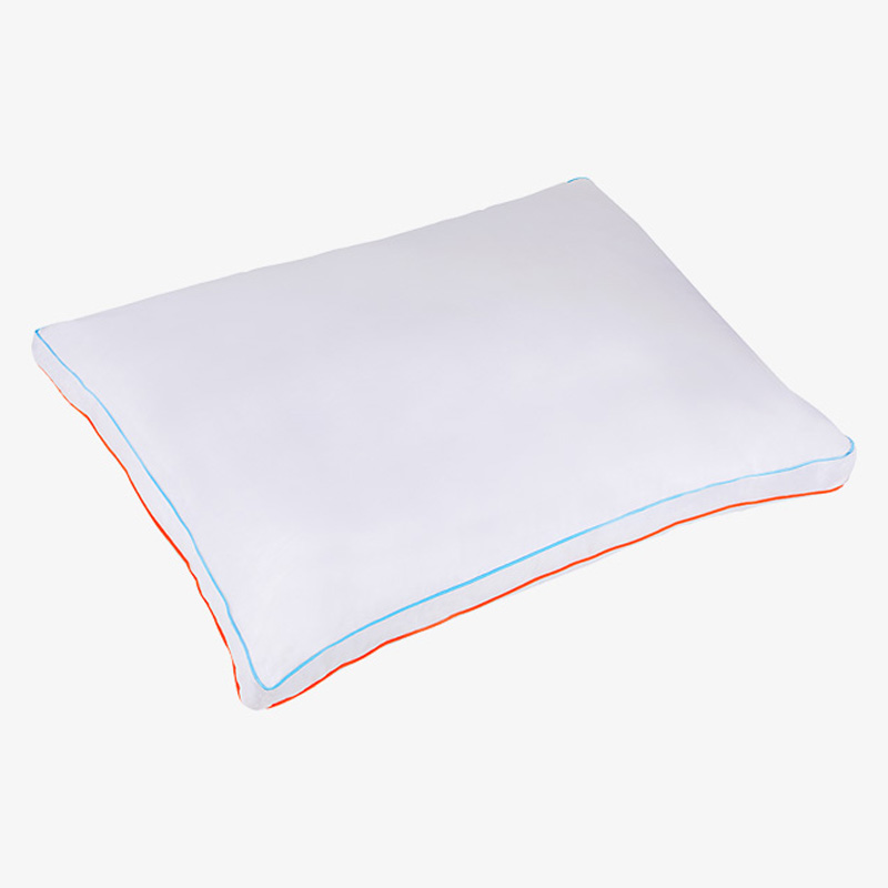 ホームベッド枕ホワイトホテル233TCコットン枕スーパーフラフィガセットとパイピング異なる色