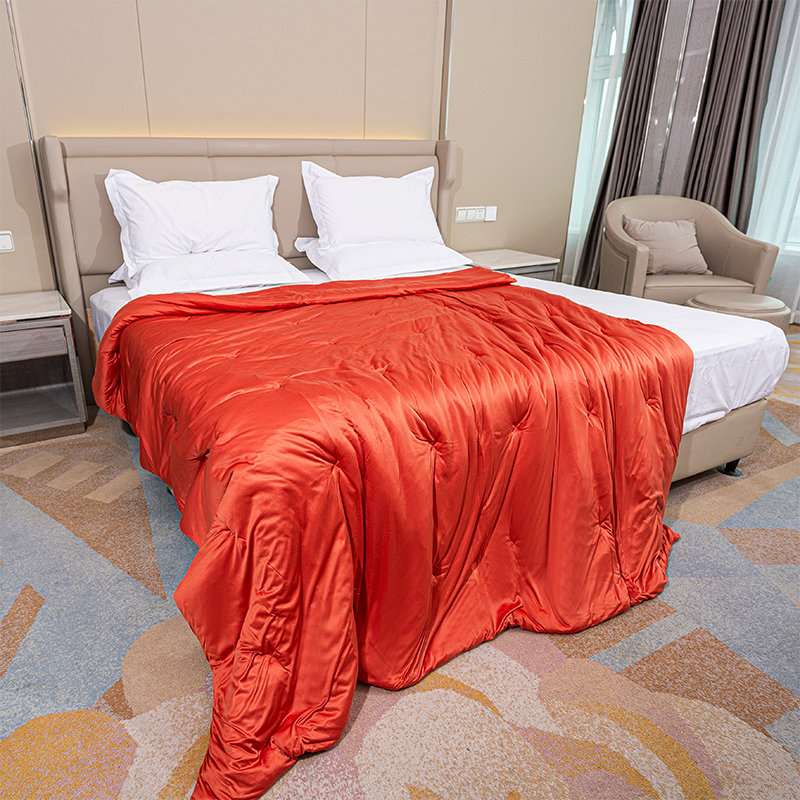 ウルトラソフトライトウェイト通気性ニットファブリック掛け布団、自由ho放の寝室の装飾のためのオールシーズンキルトの寝具